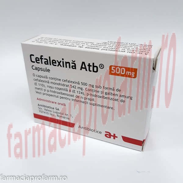 Цефалексин 500мг №10 капс. Производитель: Румыния Antibiotice